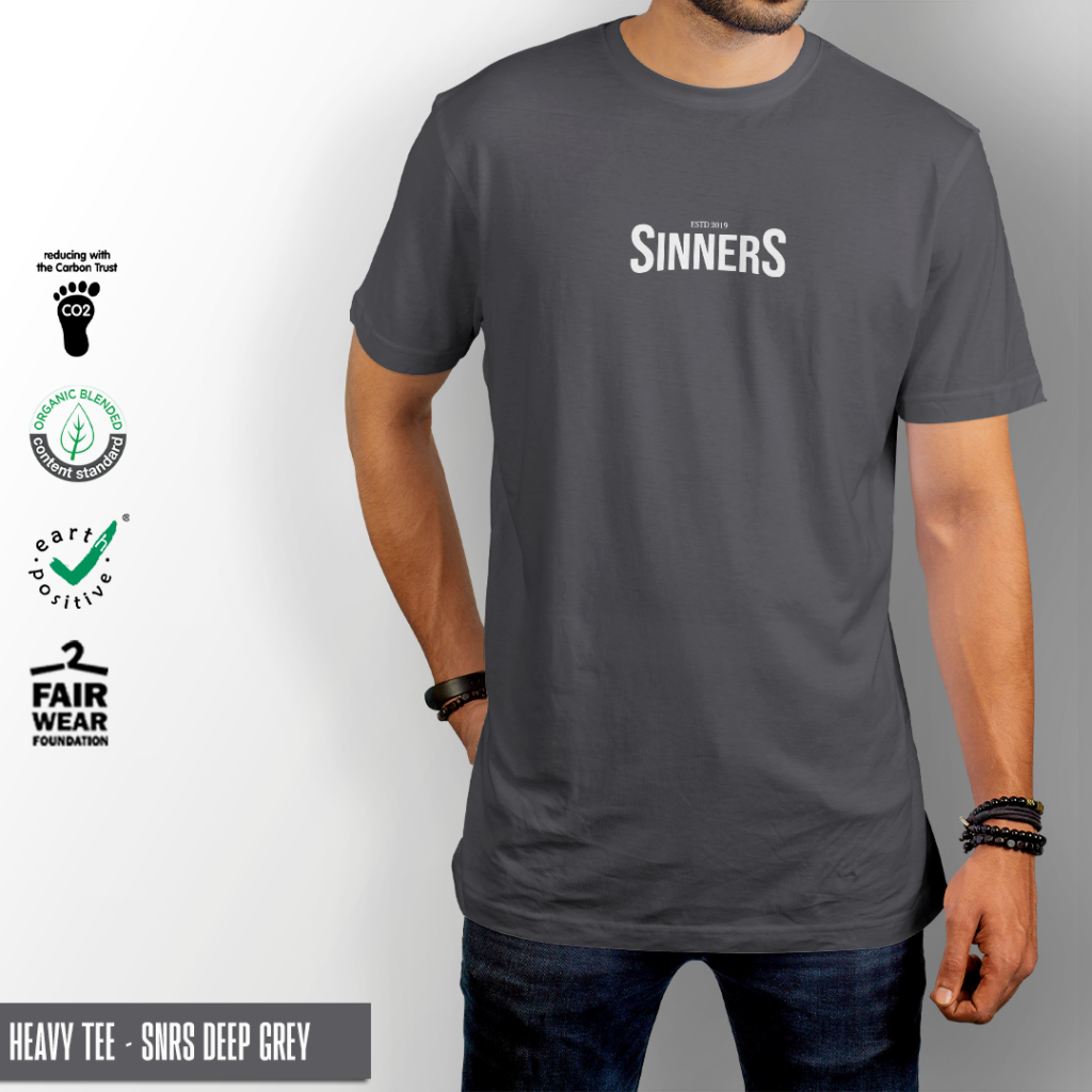Heavy Tee - SNRS DEEP GREY